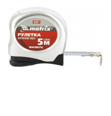 Рулетка Magnetic, 5 м х 19 мм, MATRIX 31011