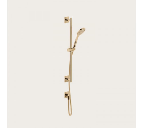 Душевой гарнитур, Gessi, Rilievo, 100, цвет-Warm Bronze PVD
