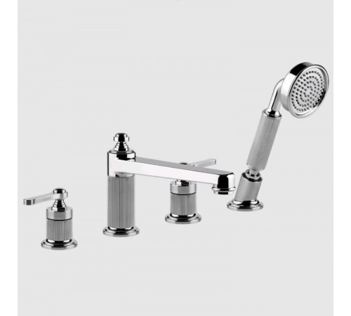 Смеситель для ванны и душа, Gessi, VENTI20, цвет-хром