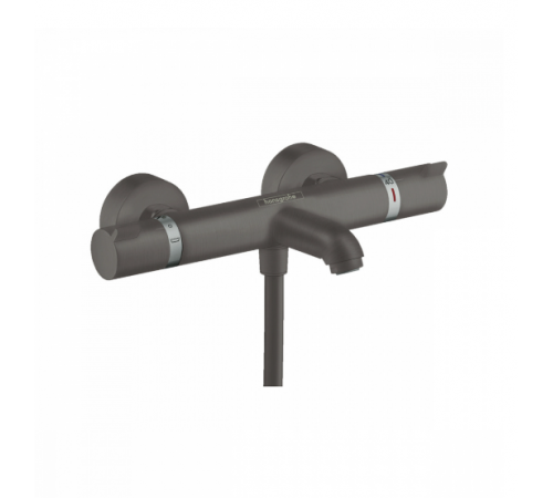 Смеситель для ванны и душа, Hansgrohe, Ecostat Comfort, цвет-шлифованный черный хром