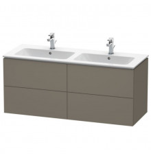 Тумба под раковину, Duravit, L-Cube, шгв 1290*481*550, раковина-необходимо заказать, цвет-фланелево-серый шелковисто-матовый