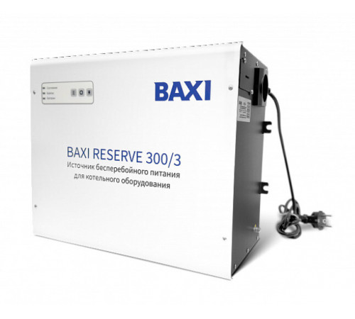 Настенный источник бесперебойного питания для котельного оборудования BAXI Reserve 300/3 на 3 часа автономной работы котла