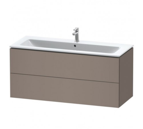 Тумба под раковину, Duravit, L-Cube, шгв 1220*481*550, раковина-необходимо заказать, цвет-базальт матовый
