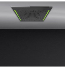 Душевая система, Gessi, Colour, 500*500, цвет-Mirror Steel