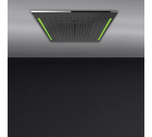 Душевая система, Gessi, Colour, 500*500, цвет-Mirror Steel