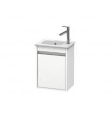 Тумба под раковину, Duravit, Ketho, шгв 400*285*550, петли-слева, раковина-необходимо заказать, цвет-белый матовый