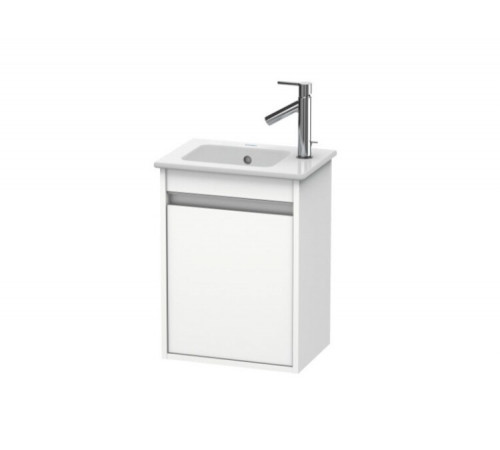 Тумба под раковину, Duravit, Ketho, шгв 400*285*550, петли-слева, раковина-необходимо заказать, цвет-белый матовый