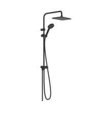 Душевая стойка, Hansgrohe, Vernis Shape, цвет-черный матовый