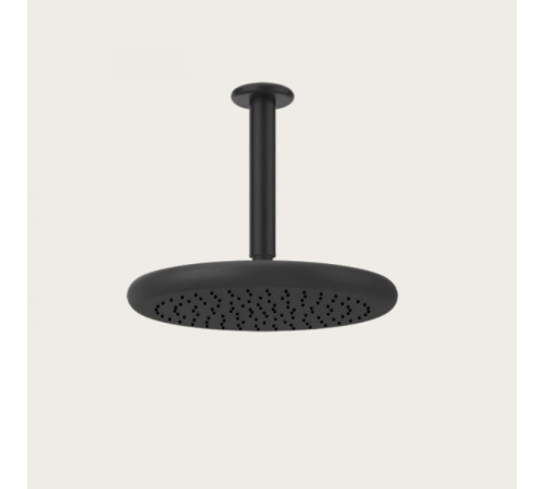 Верхний душ, Gessi, Goссia, 334*334, цвет-черный матовый
