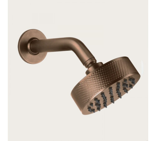 Верхний душ, Gessi, Inciso, Diamantato, 118, цвет-Copper Brushed PVD