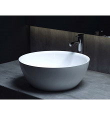 Раковина, Salini, ALDA 02, шгв 425*425*155, отверстия для смесителя-отсутствуют, цвет-белый матовый
