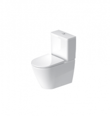 Унитаз, Duravit, D-Neo, напольный, шгв 370*650*400, WonderGliss, цвет-белый