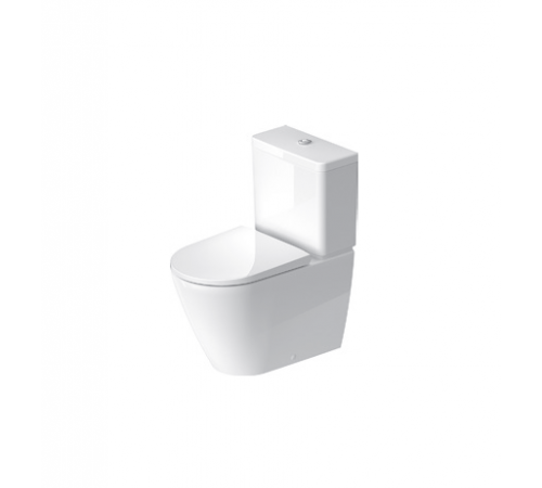 Унитаз, Duravit, D-Neo, напольный, шгв 370*650*400, WonderGliss, цвет-белый