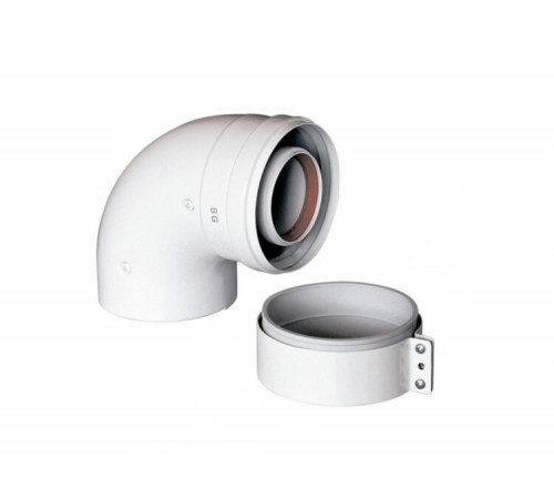 Коаксиальный отвод, Baxi, 90° для всех котлов кроме ECO Classic / ECO Nova, диам. 60/100 мм