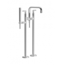 Смеситель для ванны и душа, Gessi, Inciso, напольный, цвет-хром
