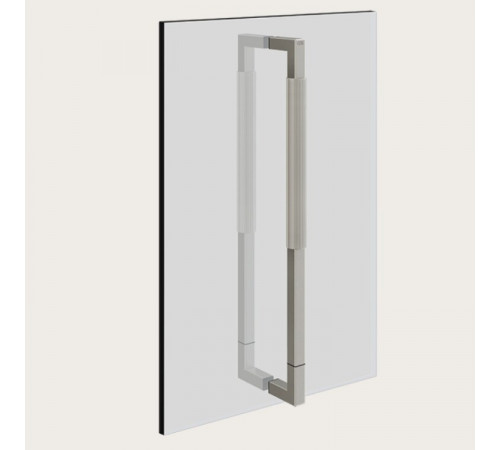 Ручка двойная, Gessi, Shower G Rigato, 450мм, цвет-Brushed Chrome
