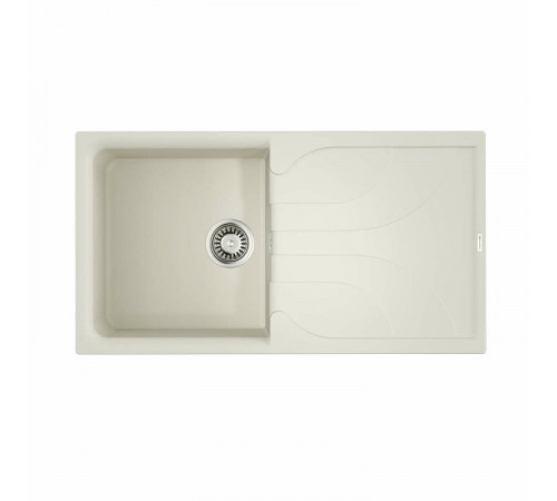 Мойка, OMOIKIRI, Yasugata, шгв 1000*500*210, отверстия для смесителя-2 промаркированных, цвет-белый
