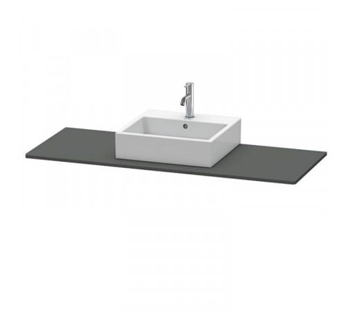 Столешница, Duravit, XSquare, шгв 1400*550*16, цвет-графит матовый