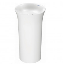 Раковина, Duravit, White Tulip, шгв 500*500*900, отверстия для смесителя-отсутствуют, подключение к полу, цвет-белый