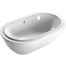 Раковина, Globo, FORTY3, шгв 600*370*200, отверстия для смесителя-отсутствуют, CERASLIDE, BATAFORM, цвет-белый матовый