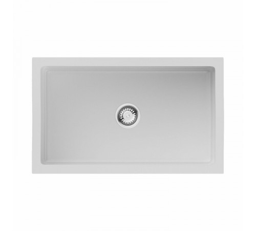Мойка, OMOIKIRI, Mikura, шгв 760*460*254, отверстия для смесителя-отсутствуют, цвет-белый глянцевый