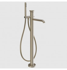 Смеситель для ванны и душа, Gessi, Origini, напольный, цвет-Finox Brushed Nickel