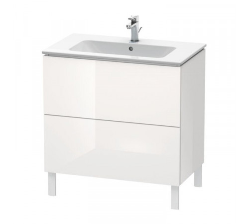 Тумба под раковину, Duravit, L-Cube, шгв 820*481*856, раковина-необходимо заказать, цвет-белый глянцевый