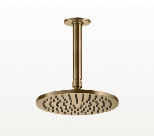 Верхний душ, Gessi, Inciso, 200, цвет-Warm Bronze Brushed PVD