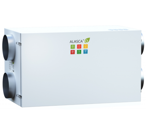 RR1000H EC E 1~, Вентиляционная установка Alasca RR с роторным рекуператором