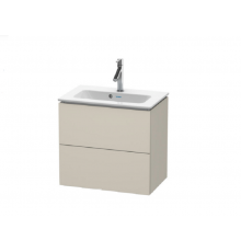 Тумба под раковину, Duravit, L-Cube, шгв 620*391*550, раковина-необходимо заказать, цвет-серо-коричневый матовый