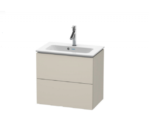 Тумба под раковину, Duravit, L-Cube, шгв 620*391*550, раковина-необходимо заказать, цвет-серо-коричневый матовый
