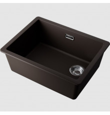 Мойка, Omoikiri, Kata Side, шгв 560*430*217, отверстия для смесителя-отсутствуют, цвет-espresso