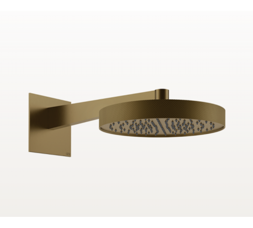 Верхний душ, Gessi, Diamantato, 300*300, цвет-Deep Bronze Brushed PVD