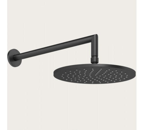 Верхний душ, Gessi, 250*250, цвет-черный матовый