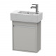 Тумба под раковину, Duravit, Ketho, шгв 450*225*550, петли-слева, раковина-необходимо заказать, цвет-бетонно-серый матовый