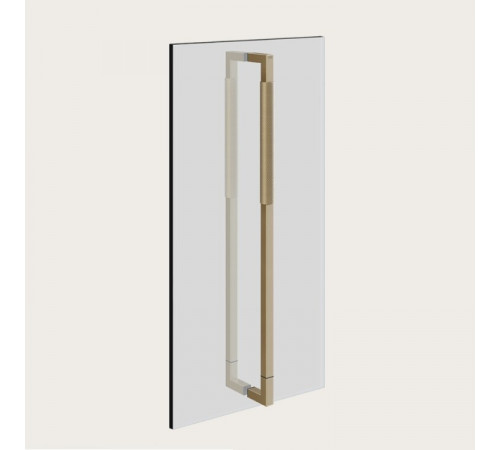 Ручка двойная, Gessi, Shower G Diamantato, 600мм, цвет-Finox Brushed Nickel