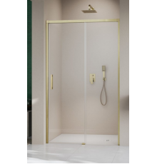 Дверь, Radaway, Idea DWJ, шв 1100*2005, петли-справа, золото брашированное, цвет стекла-прозрачный, Easy Clean