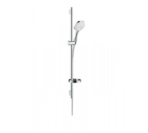 Душевой гарнитур, Hansgrohe, Raindance Select S, цвет-белый/хром