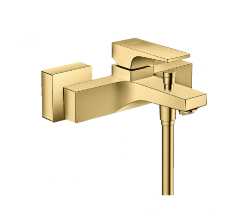 Смеситель для ванны и душа, Hansgrohe, Metropol, цвет-полированное золото