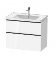 Тумба под раковину, Duravit, D-Neo, шгв 784*452*625, D-Neo, раковина-необходимо заказать, цвет-белый глянцевый