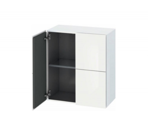 Шкаф-пенал, Duravit, L-Cube, шгв 700*363*800, петли-слева/справа, цвет-белый глянцевый
