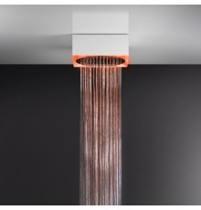Душевая система, Gessi, Afilo, шг 350*350, цвет-белый матовый