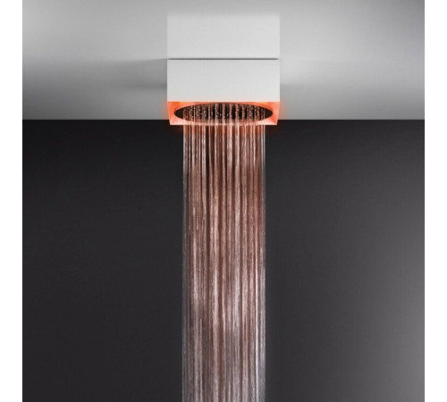 Душевая система, Gessi, Afilo, шг 350*350, цвет-белый матовый