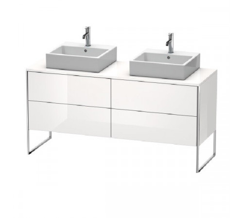 Тумба под раковину, Duravit, XSquare, шгв 1600*548*778, раковина-необходимо заказать, цвет-белый глянцевый