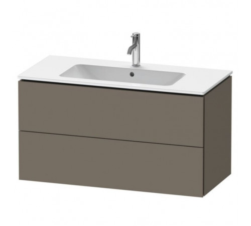 Тумба под раковину, Duravit, L-Cube, шгв 1020*481*550, раковина-необходимо заказать, цвет-фланелево-серый шелковисто-матовый