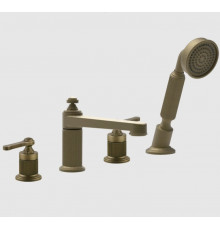 Смеситель для ванны и душа, Gessi, VENTI20, цвет-Antique Brass