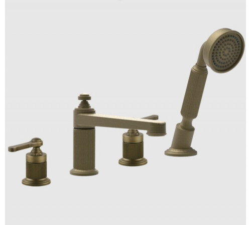 Смеситель для ванны и душа, Gessi, VENTI20, цвет-Antique Brass