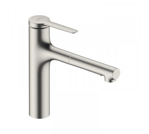 Смеситель для кухни, Hansgrohe, Zesis M33, цвет-сталь