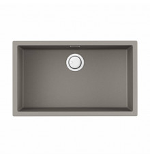 Мойка, OMOIKIRI, Yamakawa, шгв 756*456*220, отверстия для смесителя-отсутствуют, цвет-Leningrad Grey