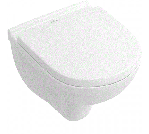 Унитаз, Villeroy&Boch, O'Novo, подвесной, шгв 360*490*400, CeramicPlus, цвет-альпийский белый